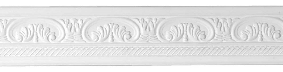 Cornice White Urethane  78 7/8" L Donnegal Ornate |