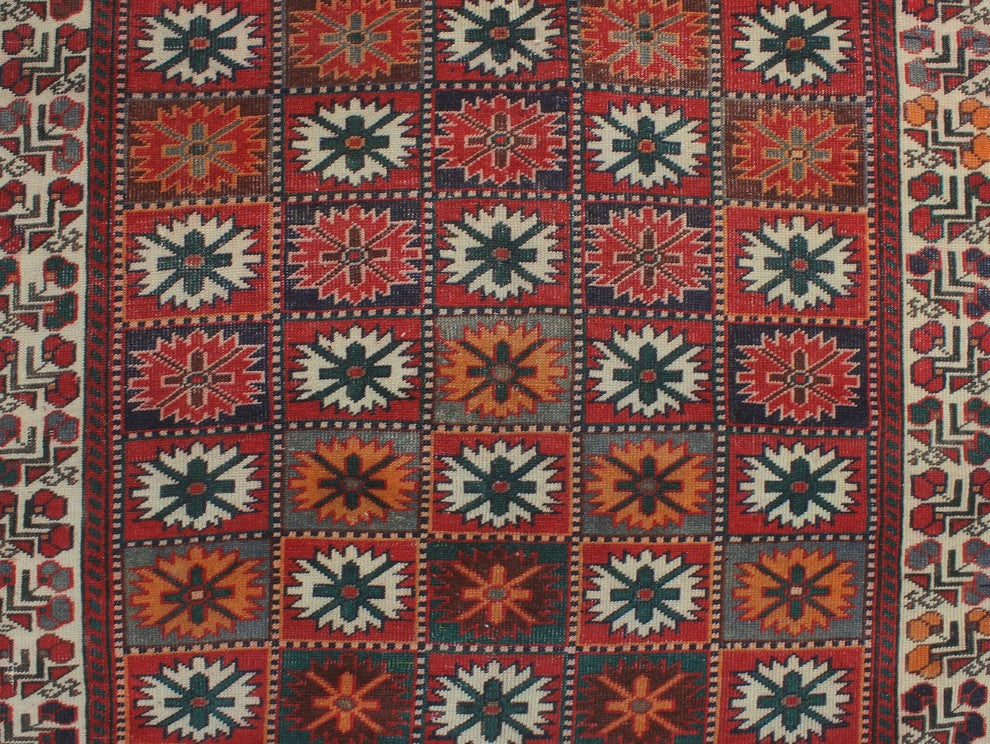 Vintage Sherazi Travis Red Runner 4'7"x8'10"