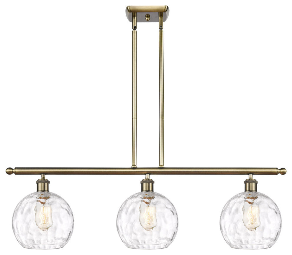 Innovations 516-3I-AB-G1215-8-LED 3 Light Island Light, Antique Brass