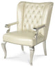 AICO Michael Amini Hollywood Swank Creamy Pearl Desk Chair