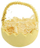 Holiday Cracked Egg Ornaments Set/4 Tree Ornament Nested Grass Ready To Hang