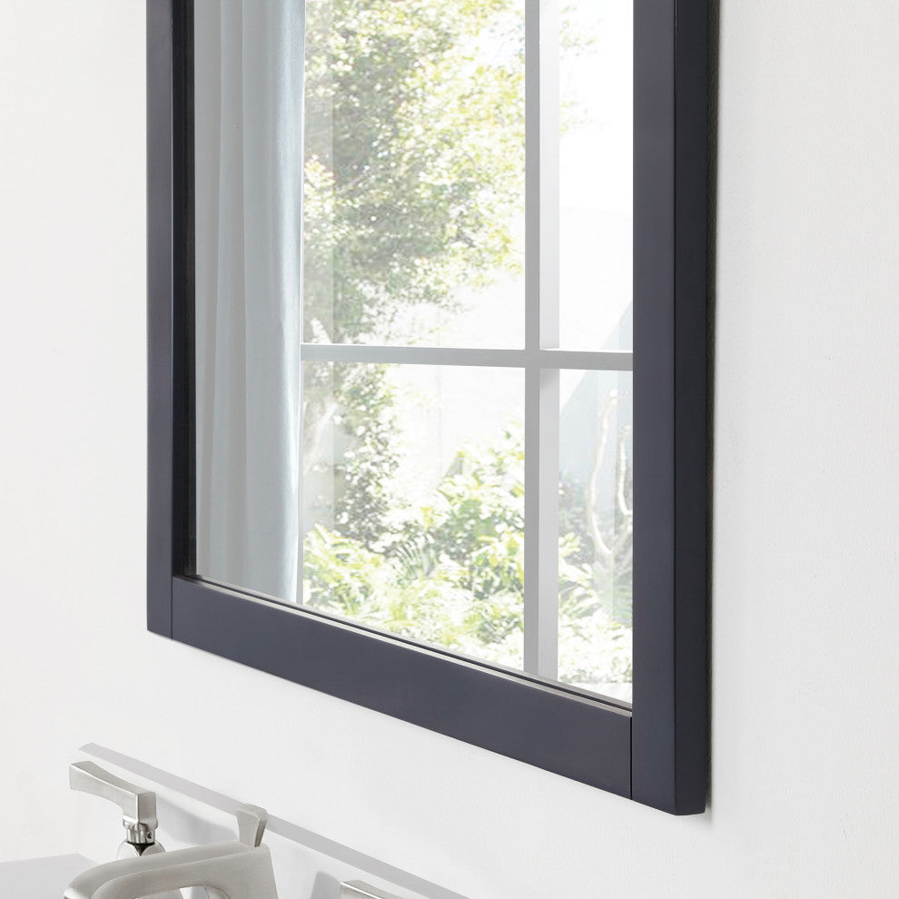 OVE Decors Tahoe Vanity With Mirror, Dark Charcoal, 72"