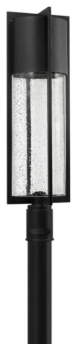 Shelter Large Post or Pier Mount Lantern in Black