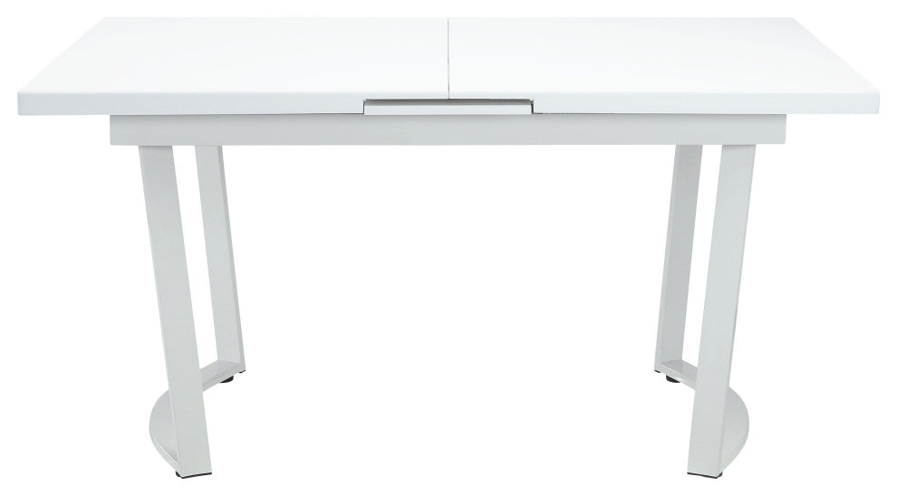 ACME Palton Dining Table, High Gloss White Finish