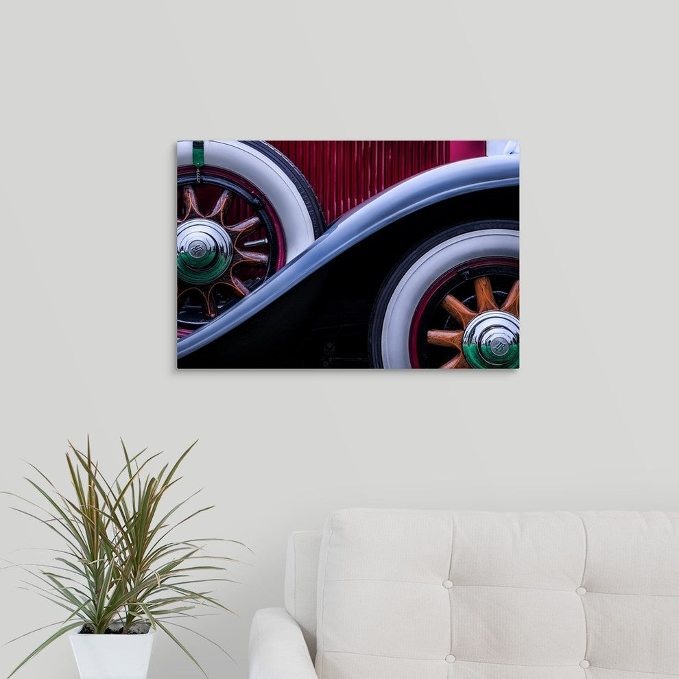 "Concours Abstract" Wrapped Canvas Art Print, 24"x16"x1.5"