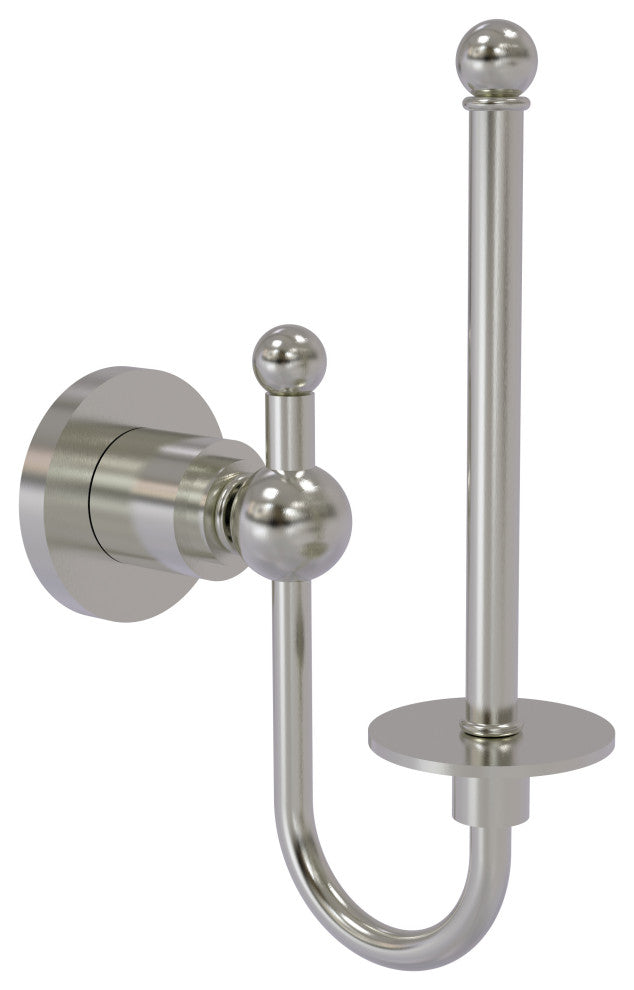Astor Place Upright Toilet Tissue Holder, Satin Nickel