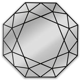 CHLOE Reflection CH8M303BK30-OCT Octagon Framed Wall Mirror