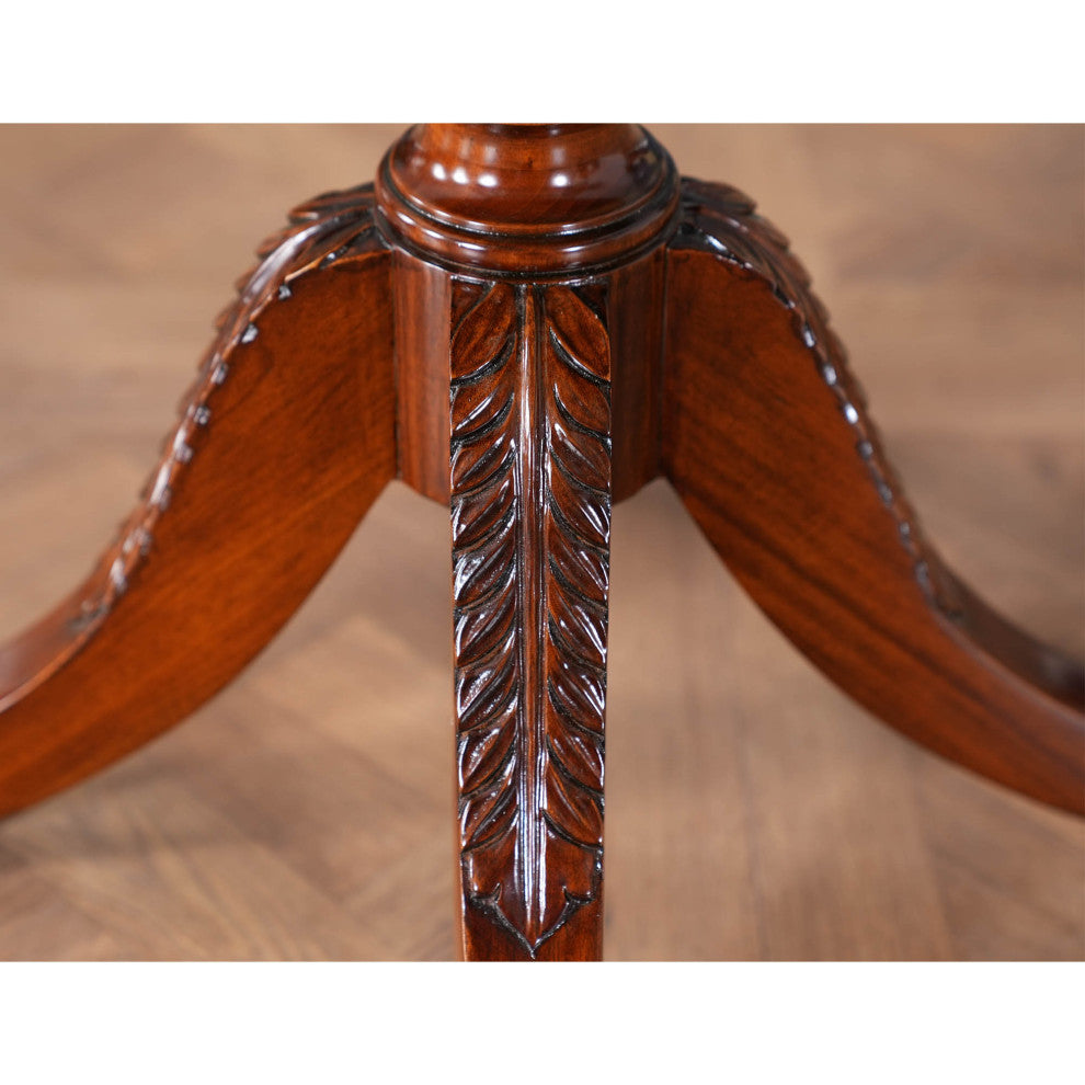 Drum Table With Drawer