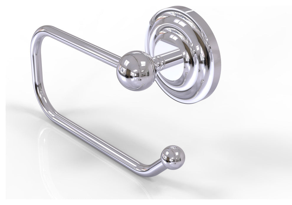 Que New European Style Toilet Tissue Holder, Polished Chrome