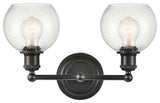 Innovations 341-2W-BK-G124-6 Concord 2 Light Vanity Light, Matte Black