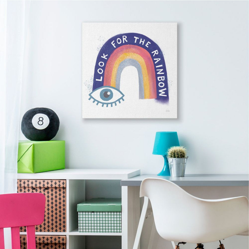 Inspirational Look for Rainbow Quote Eye Symbols ,1pc, each 30 x 30