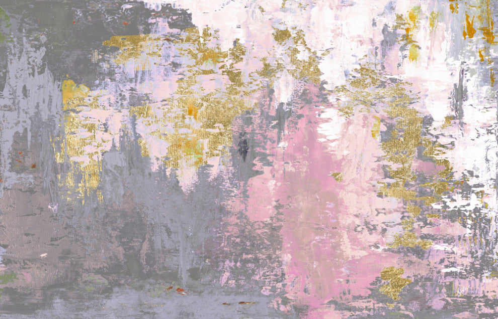 Pink Magic Abstract - 72 x 48 by Patricia Pinto