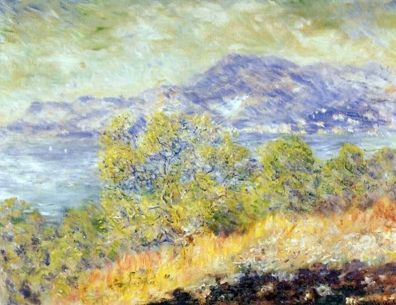 Claude Oscar Monet View Taken near Ventimiglia Wall Decal Print