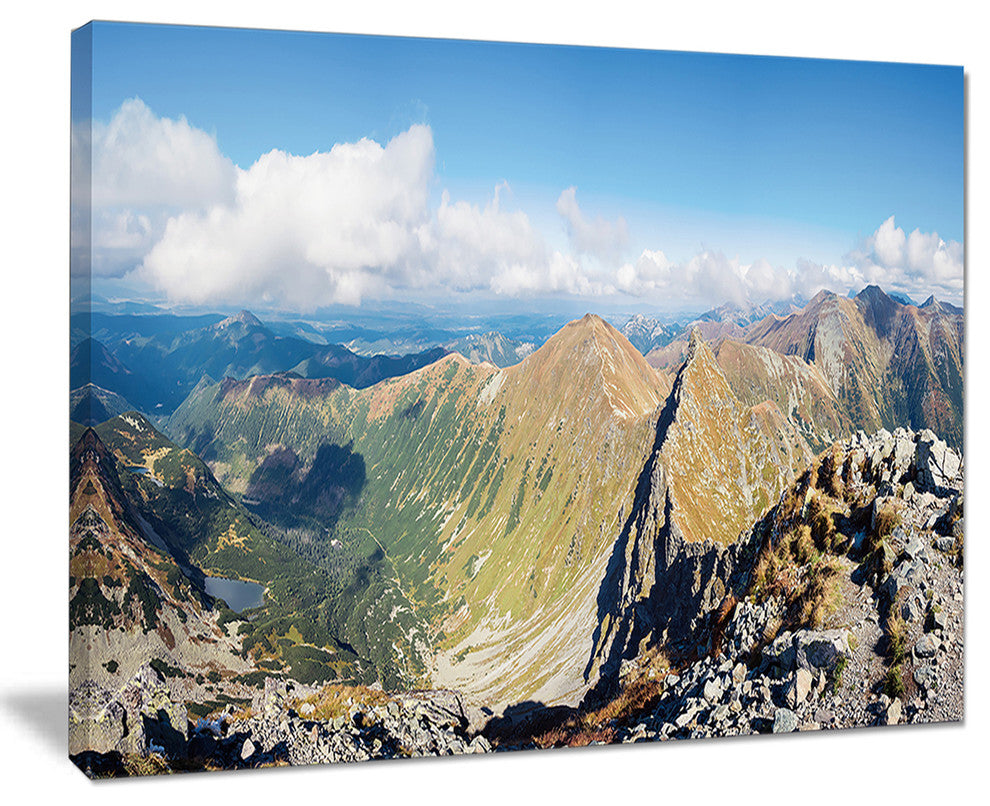 "Ostry Rohac And Volovec At Tatras" Landscape Wall Wall Art, 40"x30"