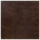 Dining Table, Square, Wood, Rose Gold Dark Brown Brown Walnut, Modern, Bistro