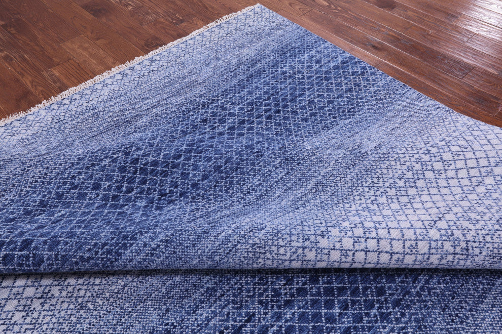 10' 1" X 14' 1" Savannah Grass Handmade Wool Rug - Q13186