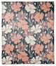 Growing Floral 50x60 Coral Fleece Blanket