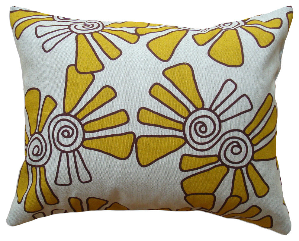 Alex Mustard on Natural Throw Pillow, 14"x18"