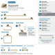 Appoint Traditional Single Robe Hook, Golden Champagne