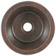 Premier Copper Products BR12DB2 12" Round Copper Bar Sink w/ 2" Drain Opening