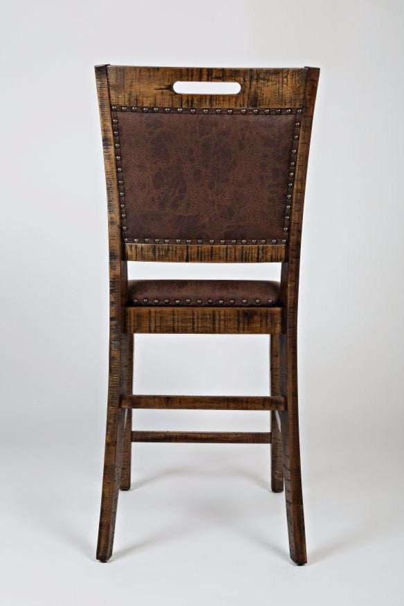 Cannon Valley Upholstered Back Counter Stool Set of 2