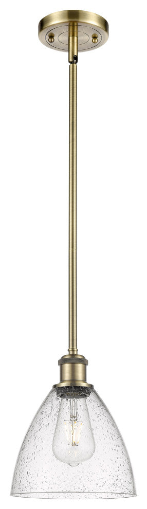 Innovations 516-1S-AB-GBD-754-LED 1-Light Mini Pendant, Antique Brass