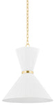 Enid 2 Light Pendant, 22"