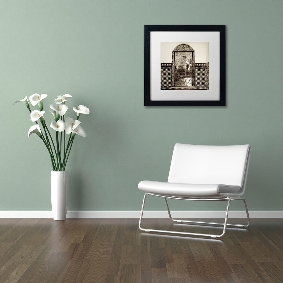 Alan Blaustein ''Cordoba I'' Art, Black Frame, White Mat, 11x11