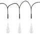 Pure Garden 8 Mode Solar LED String Lights, Multi-Color