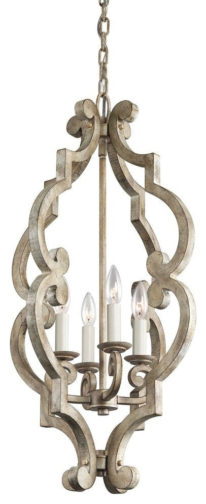 Large Foyer Pendant 4-Light