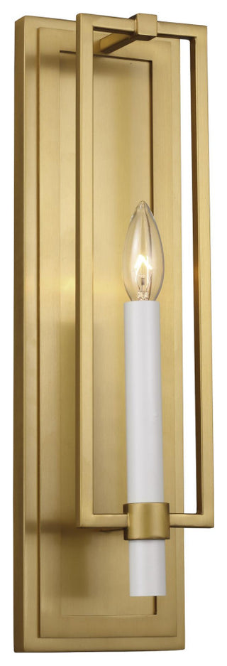 Marston Tall Sconce, Burnished Brass