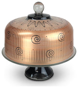 Gold Curl Cake Dome