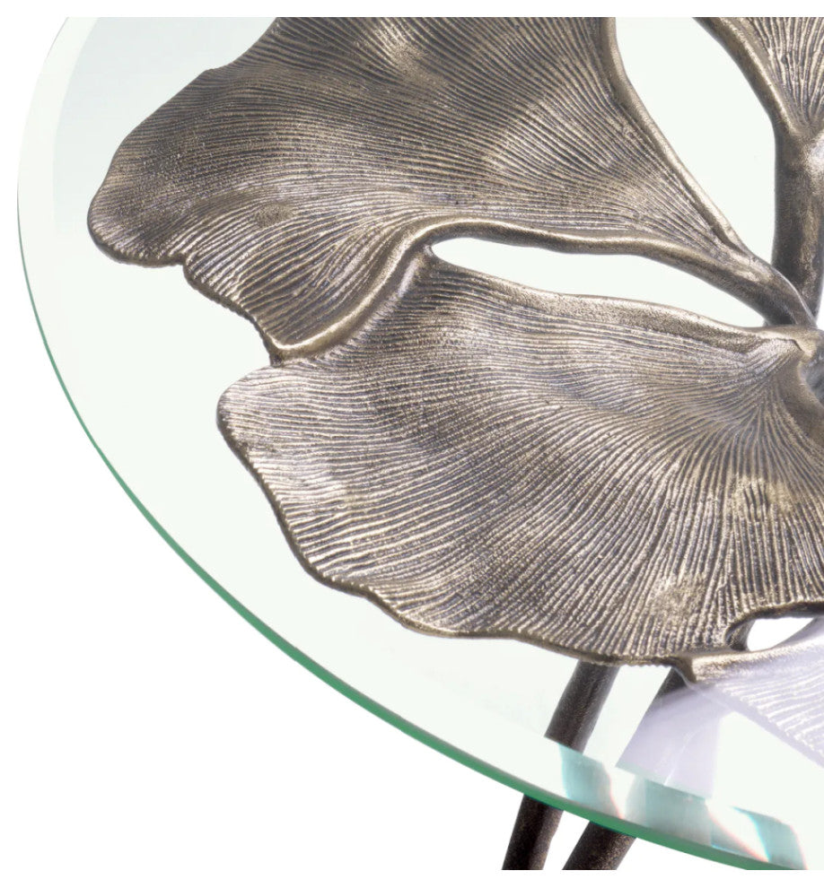 Round Glass Side Table | Eichholtz Poseidon