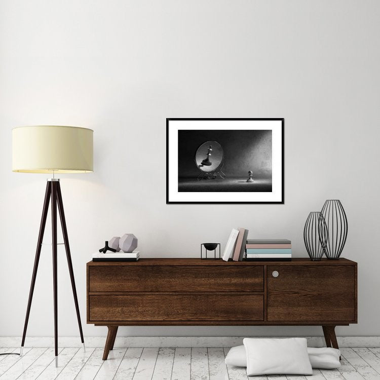 "The Megalomania 2" Framed Digital Print by Victoria Ivanova, 38"x28"