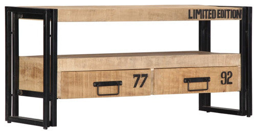 vidaXL TV Stand TV Unit Sideboard TV Console Media Cabinet Solid Mango Wood