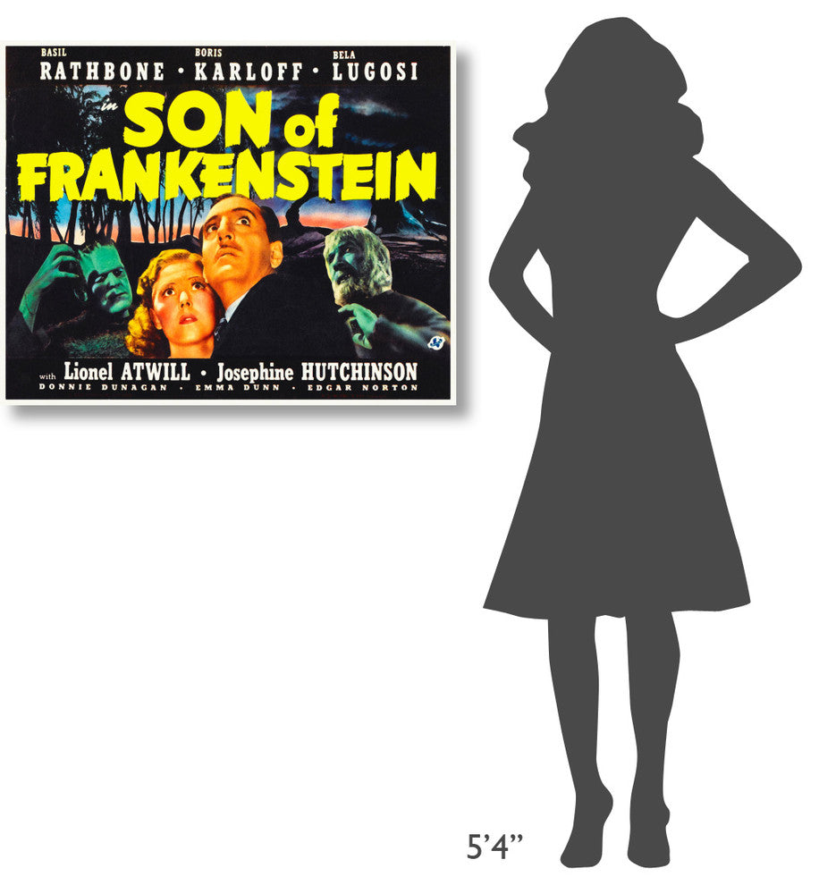 "Son of Frankenstein" Stretched Canvas Giclee by Hollywood Photo Archive, 36x29"