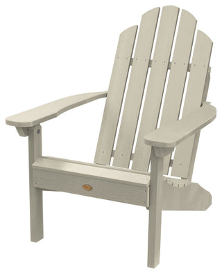 2 Classic Westport Adirondack Chairs with Side Table, Whitewash