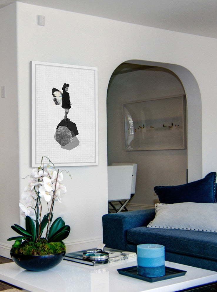 Marmont Hill, "Mariposa" by Bengoa Vazquez Framed Painting Print, 20x30