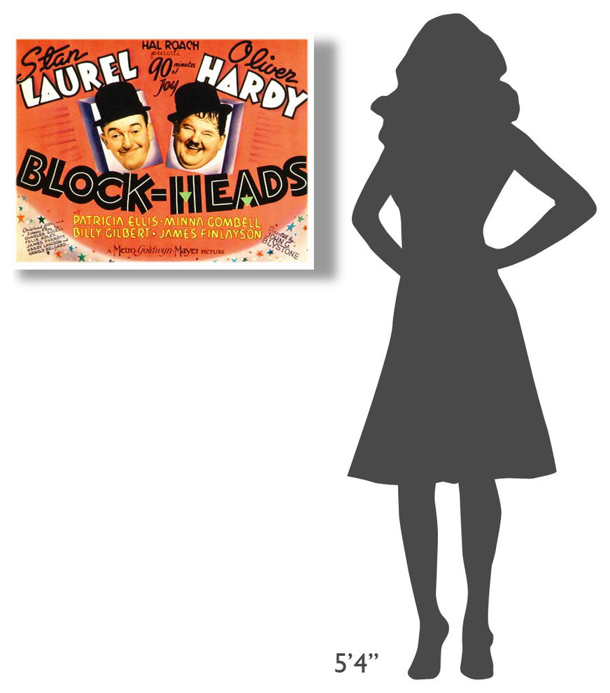 "Laurel & Hardy - Block-Heads, 1938" Canvas by Hollywood Photo Archive, 32x24"