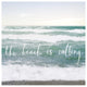 "The Beach is Calling" Digital Paper Print by Laura Marshall, 42"x42"