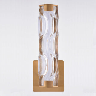 Marseille 13 in. H LED Wall Light Natural Brass