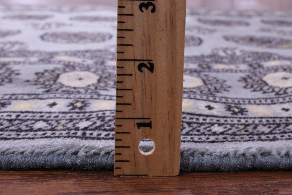 4' 0" X 6' 2" Silky Bokhara Hand Knotted Wool Rug - Q21834