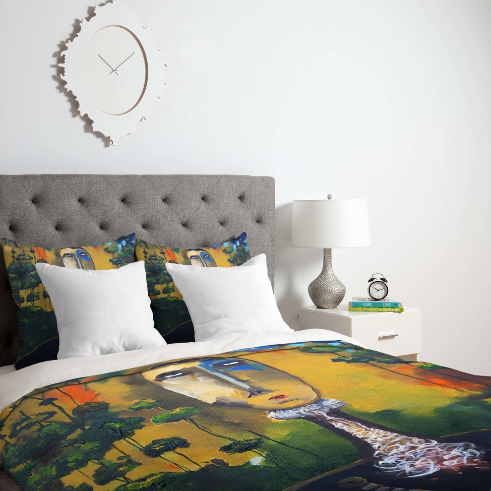 Deny Designs Robin Faye Gates Forest For Trees Duvet Cover - Lightweight