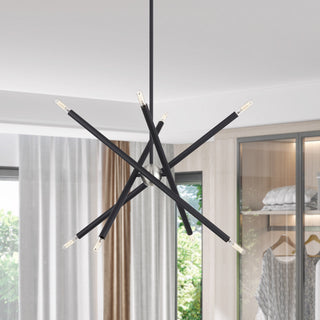 Soho 8-Light Black Chandelier