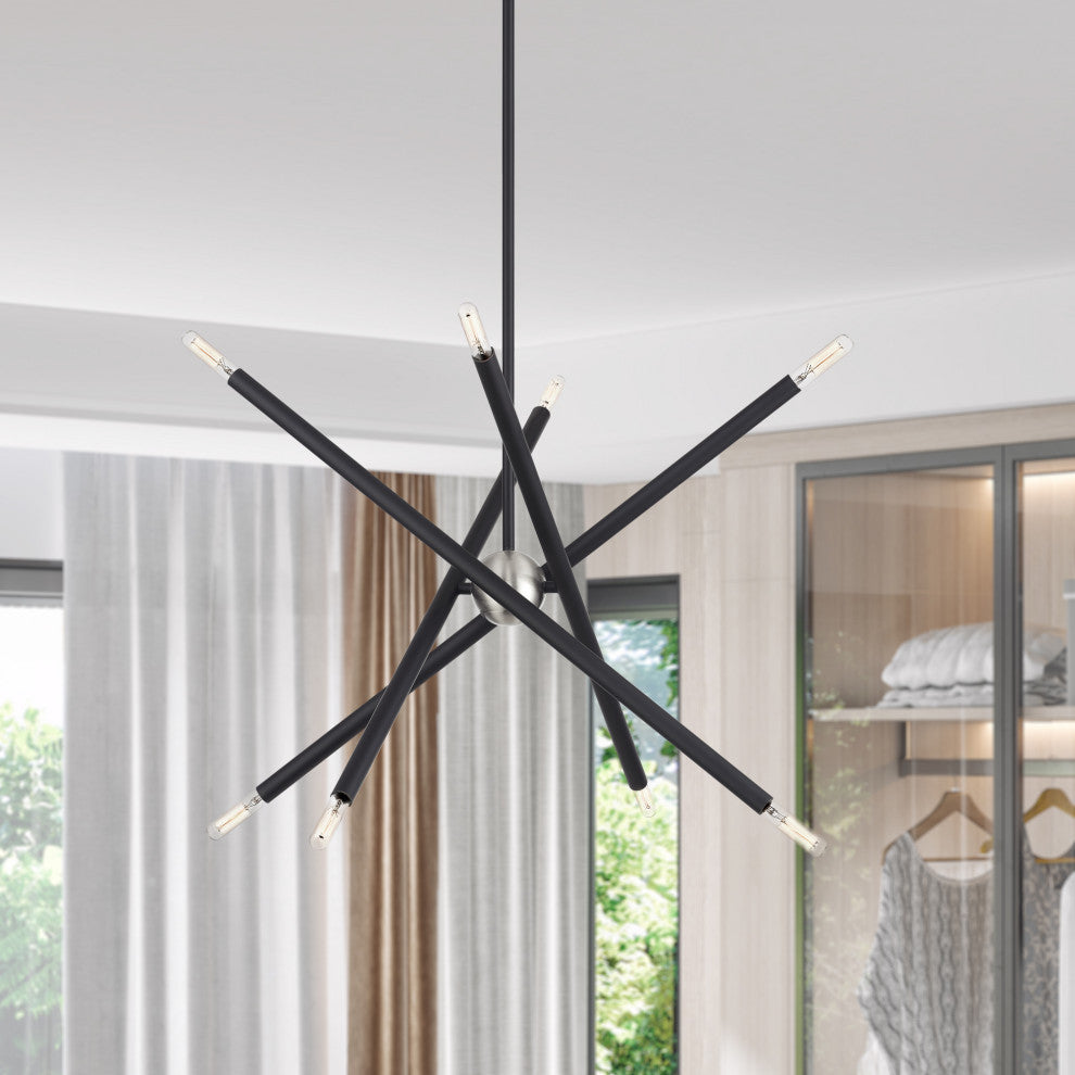 Soho 8-Light Black Chandelier