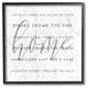 The Place Where, Home, 12x12, Framed Giclee Texturized Art