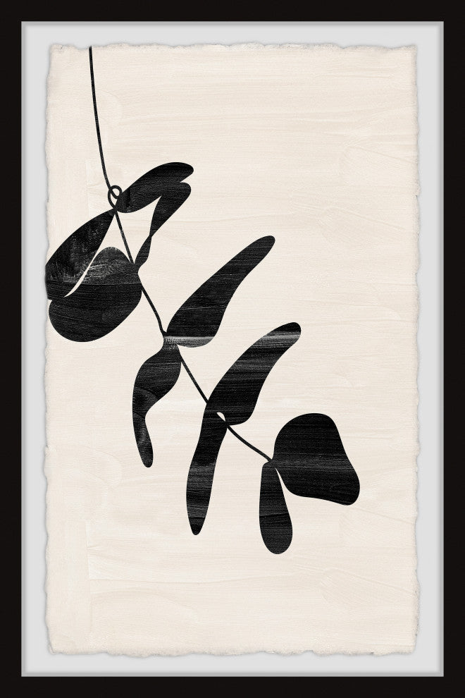 "Hanging Leaves" Framed Painting Print, 24x36