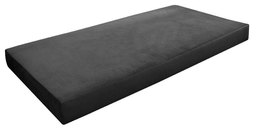 Knife Edge 8" Twin Size 75x39x8 Velvet Indoor Daybed Mattress |COVER ONLY|-AD350