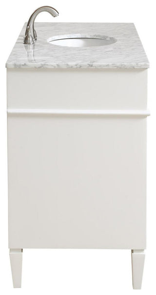 48" Single Bathroom Vanity Set, White