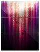 "Magic Light" Glossy Metal Wall Art, 3 Panels, 28"x36"